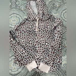 Leopard Print Hoodie